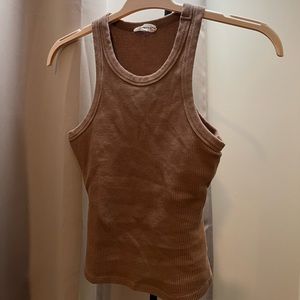 Good American Chunky Ribbed Tank
